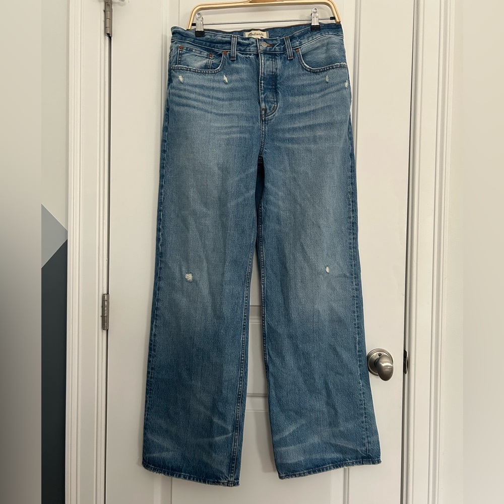 Madewell Low-Slung Baggy Jeans in Hamburg Wash - Picture 4 of 7